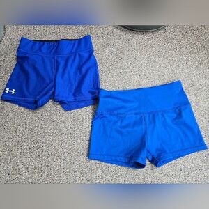 Blue Spandex Shorts